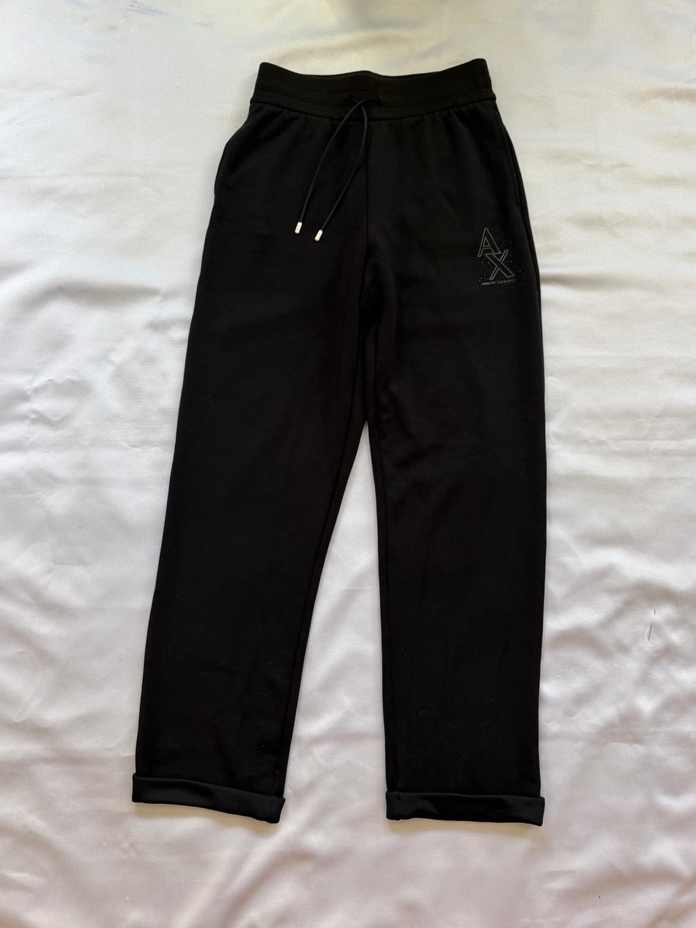 A/X Armani Exchange Black Woman’s Drawstring Joggers